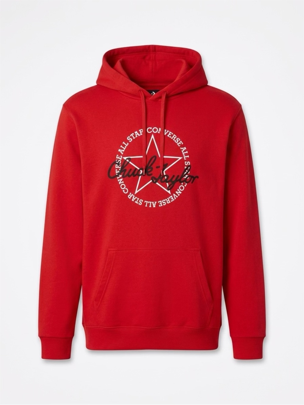 Converse Red Logo Graphic Pullover Hoodie